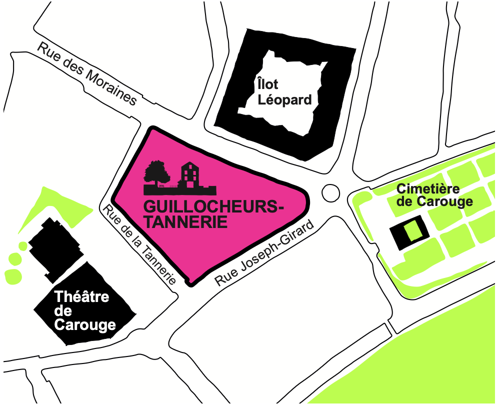 plan du quartier