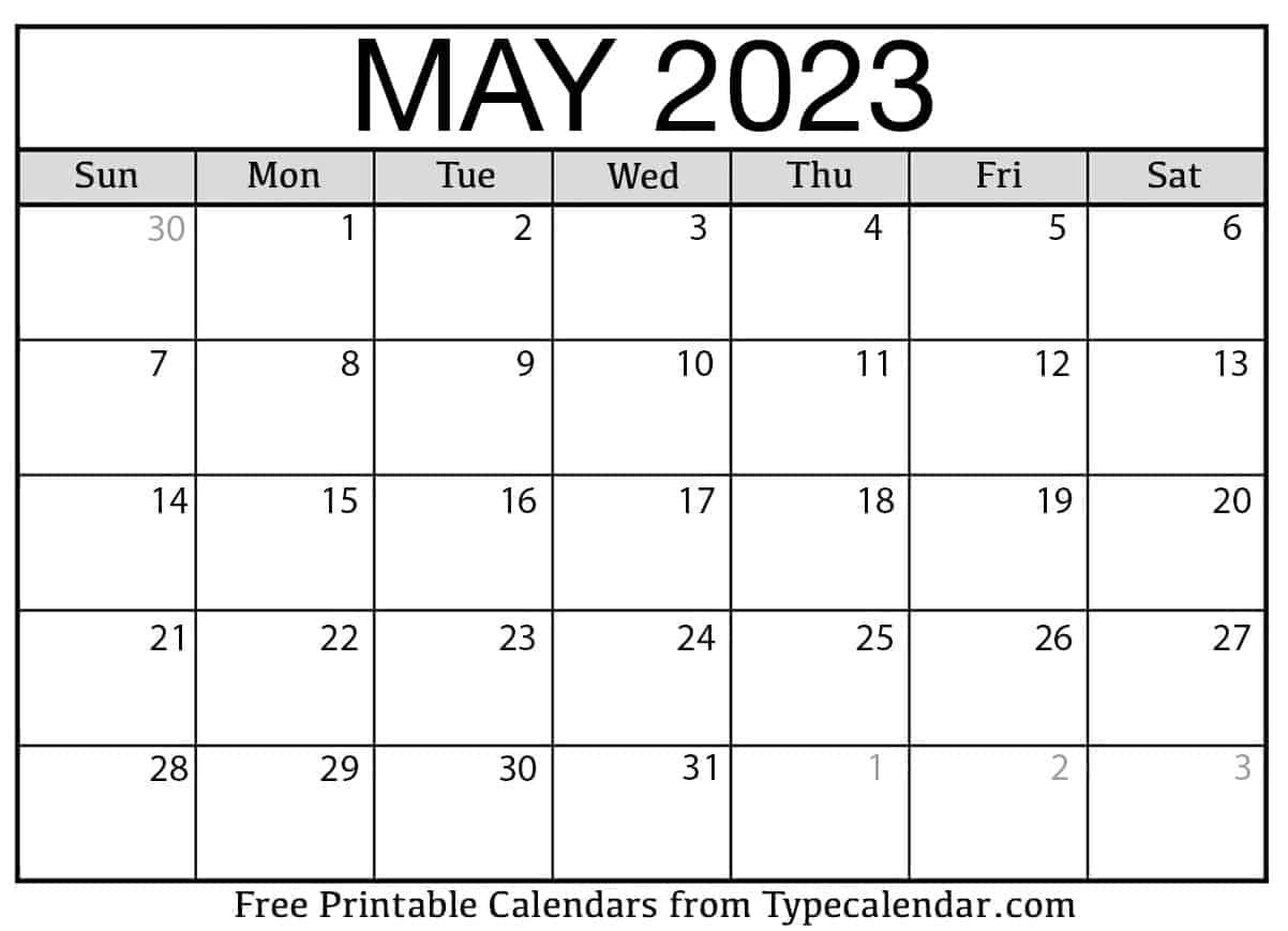 Avatar: May 2023 Calendar