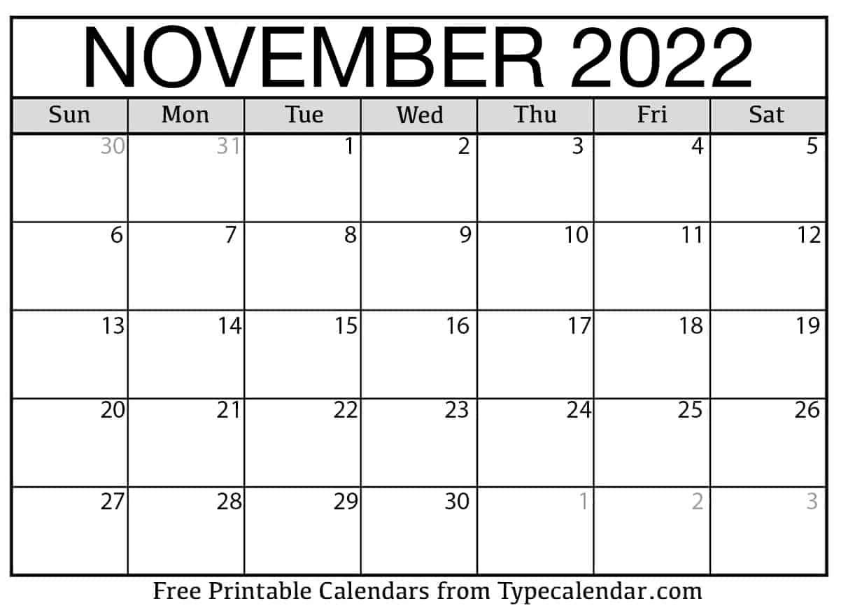 Avatar: November Calendar 2022