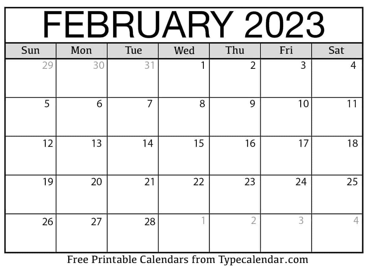 Avatar: February 2023 Calendars