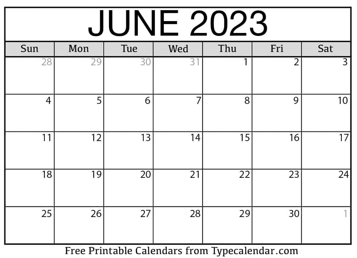 Avatar: June 2023 Calendar