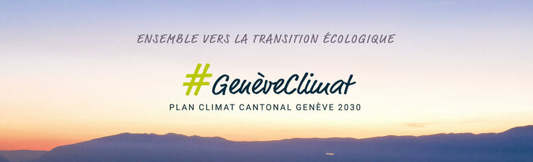 Bandeau Plan Climat Cantonal Genève 2030